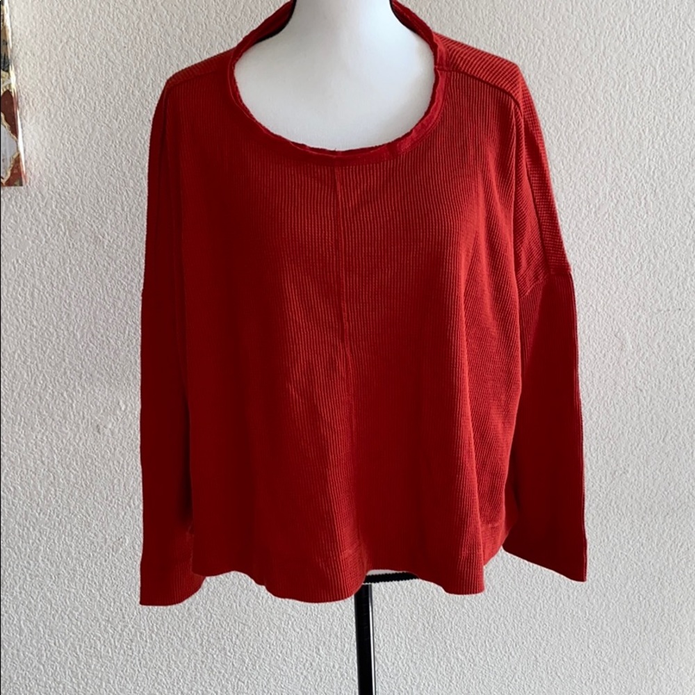 Anthropologie waffle top